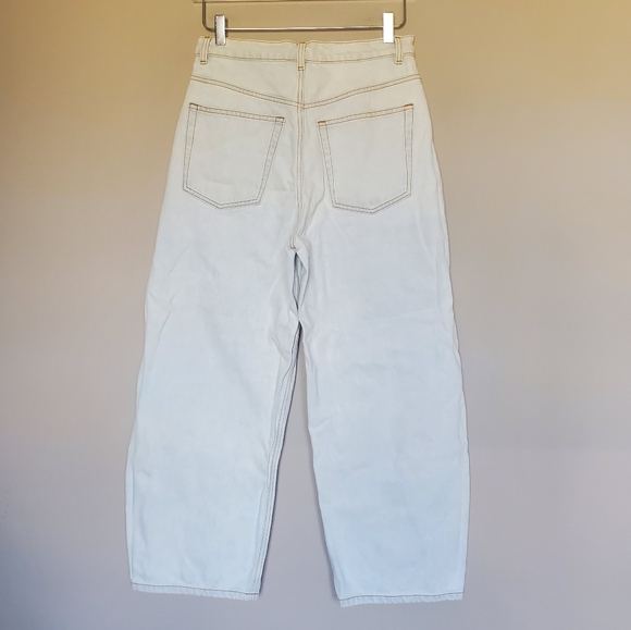 Arket Loose Barrel Balloon Leg Jeans Light Wash Size 28 - Picture 10 of 11